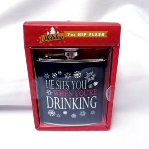 Stainless Steel Christmas Flask